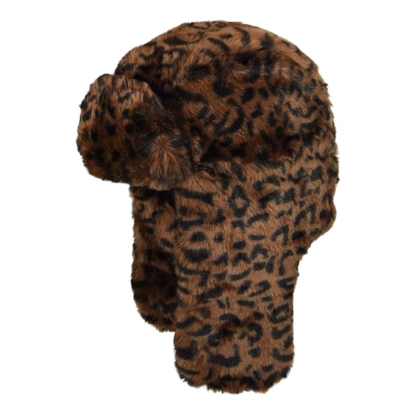 Cappello Kangol leopard trapper
