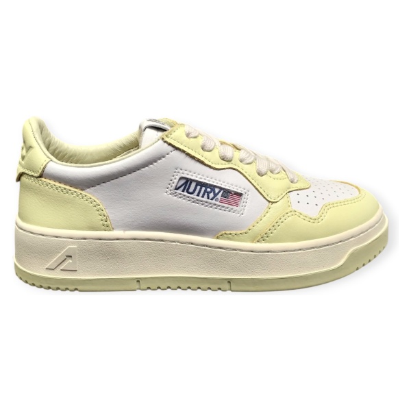 Sneakers Autry medalist low wht / lime