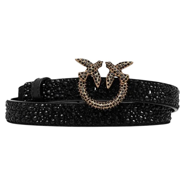 Cintura Pinko love berry strass