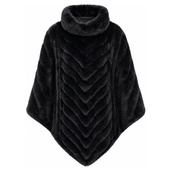 Poncho Liu Jo fake fur